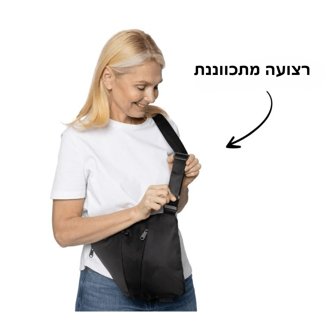 SafeBag ™ - תיק צד חדשני ששומר על החפצים שלך בטוחים מכייסים