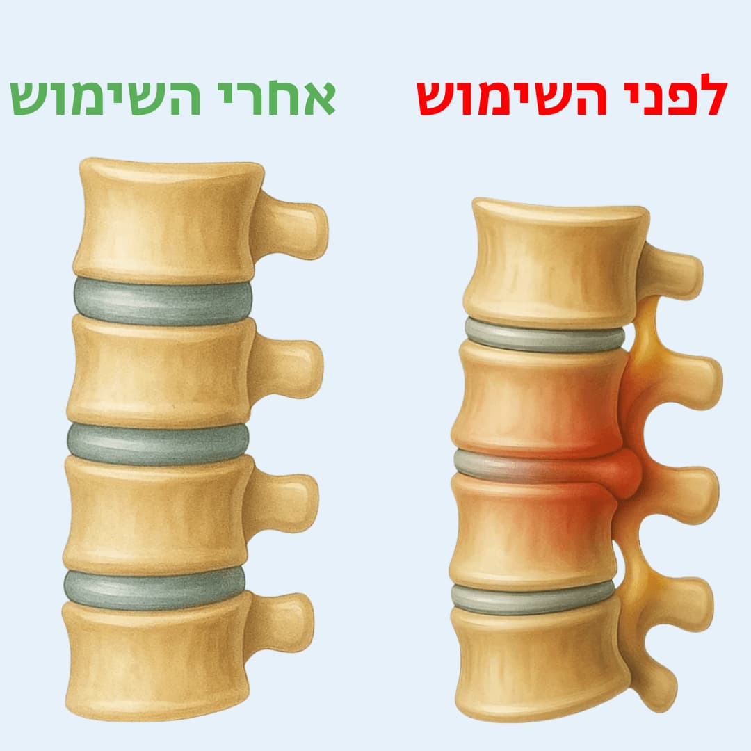 BackRelief™ - טיפול משולב ב-3 טכניקות להקלה מיידית בכאבי גב תחתון וסיאטיקה